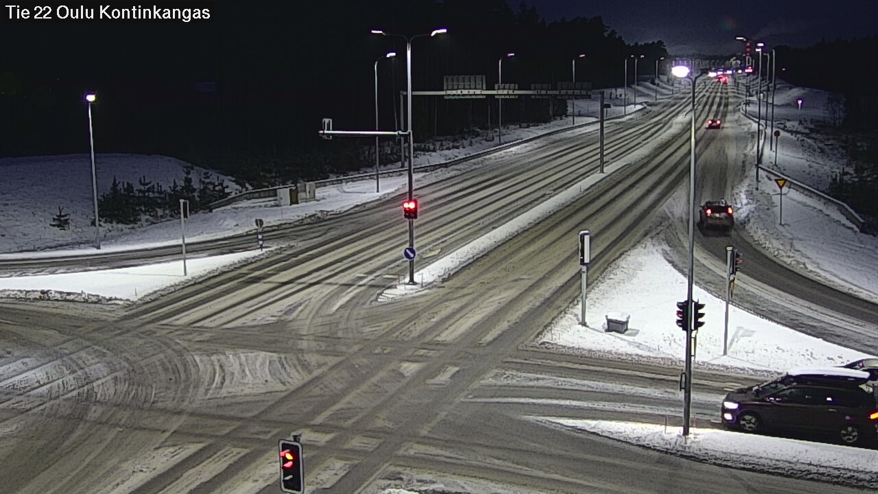 Weather Camera Image Väg 22 Oulu Kaukovainio, Oulu, Pohjois-Pohjanmaa