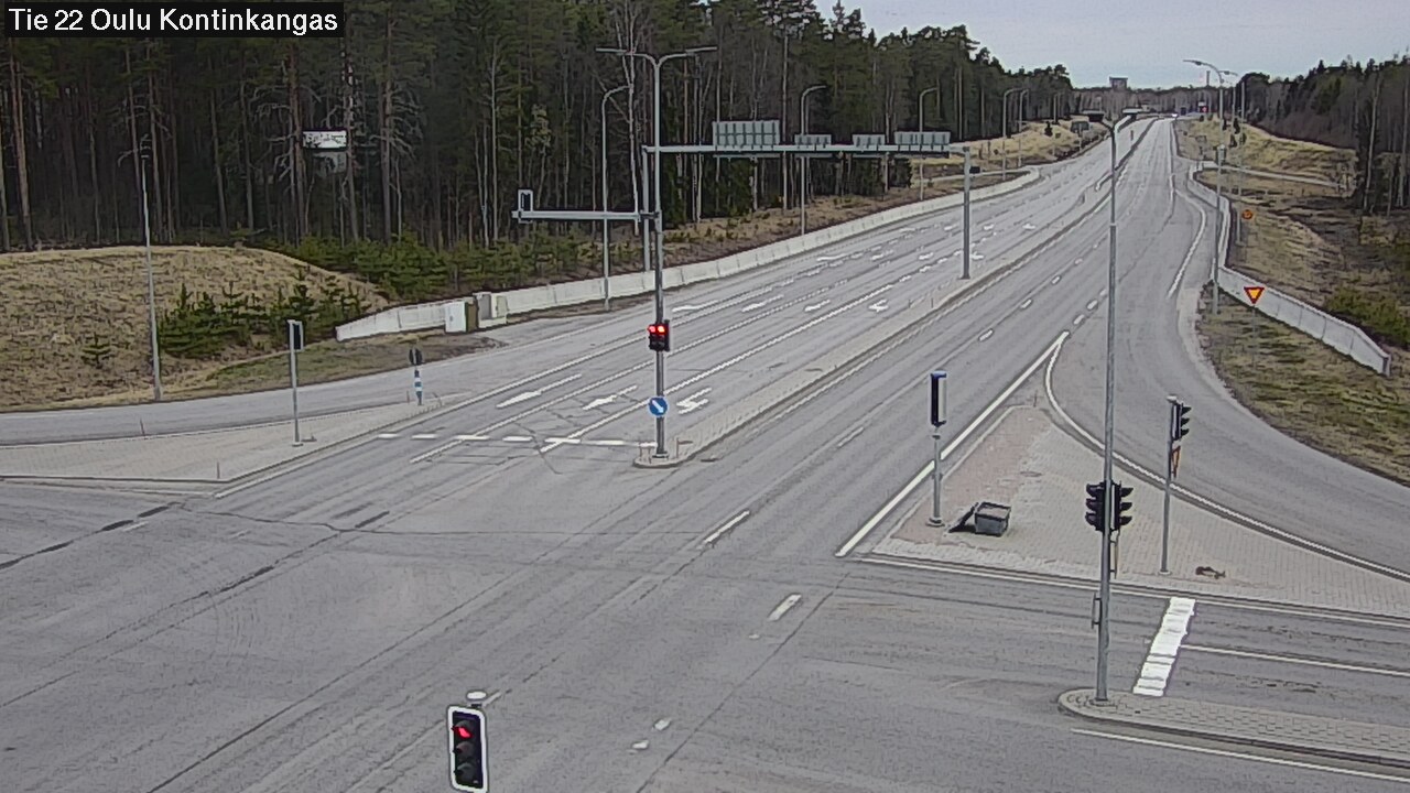 Weather Camera Image Road 22 Oulu Kaukovainio, Oulu, Pohjois-Pohjanmaa