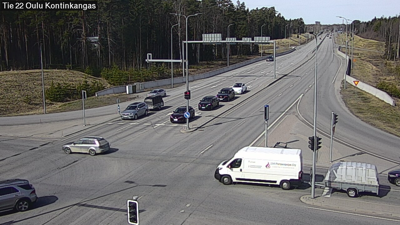 Weather Camera Image Road 22 Oulu Kaukovainio, Oulu, Pohjois-Pohjanmaa