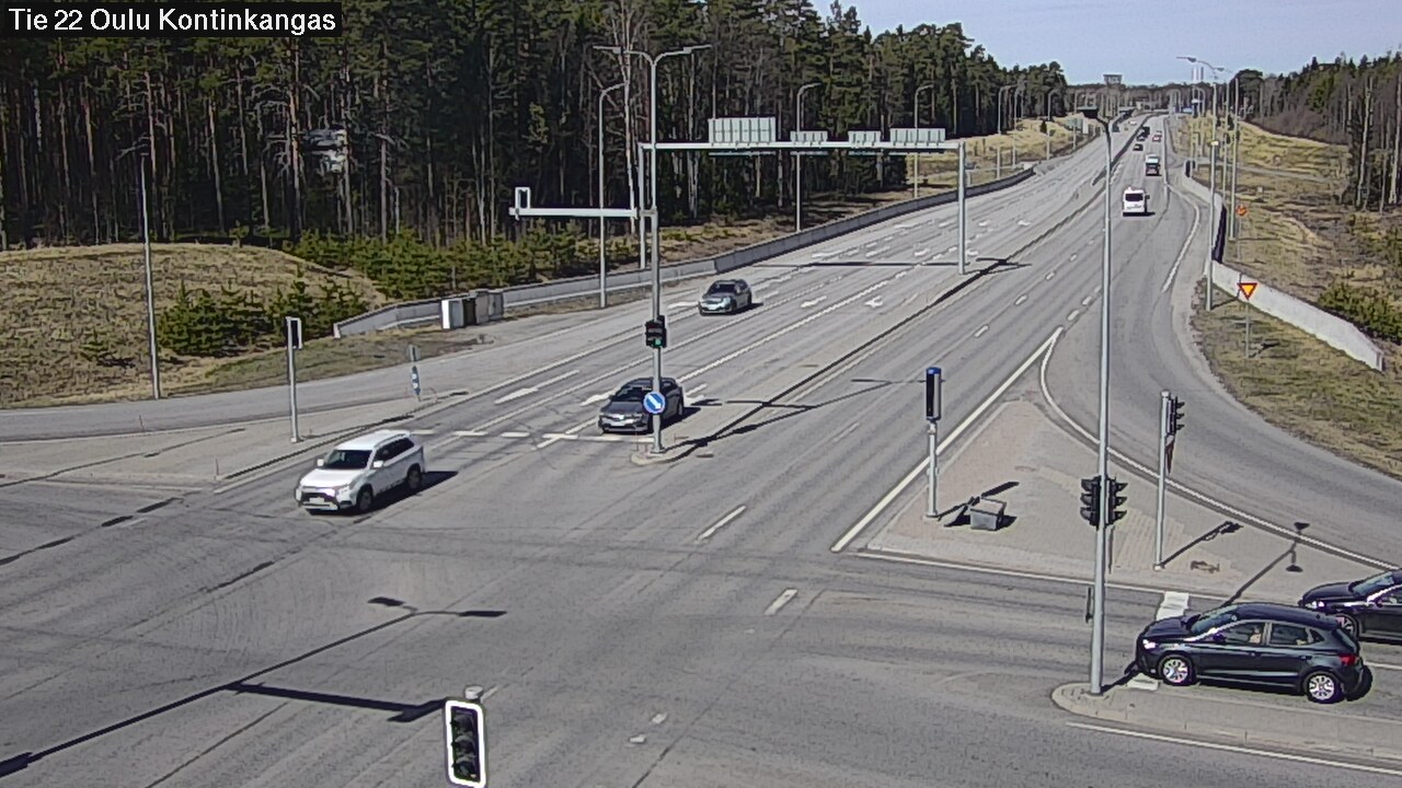 Weather Camera Image Road 22 Oulu Kaukovainio, Oulu, Pohjois-Pohjanmaa