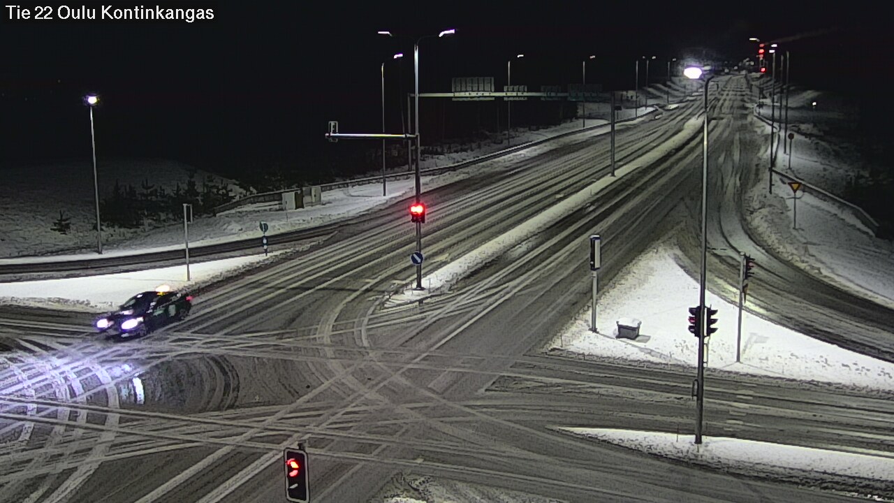 Weather Camera Image Väg 22 Oulu Kaukovainio, Oulu, Pohjois-Pohjanmaa