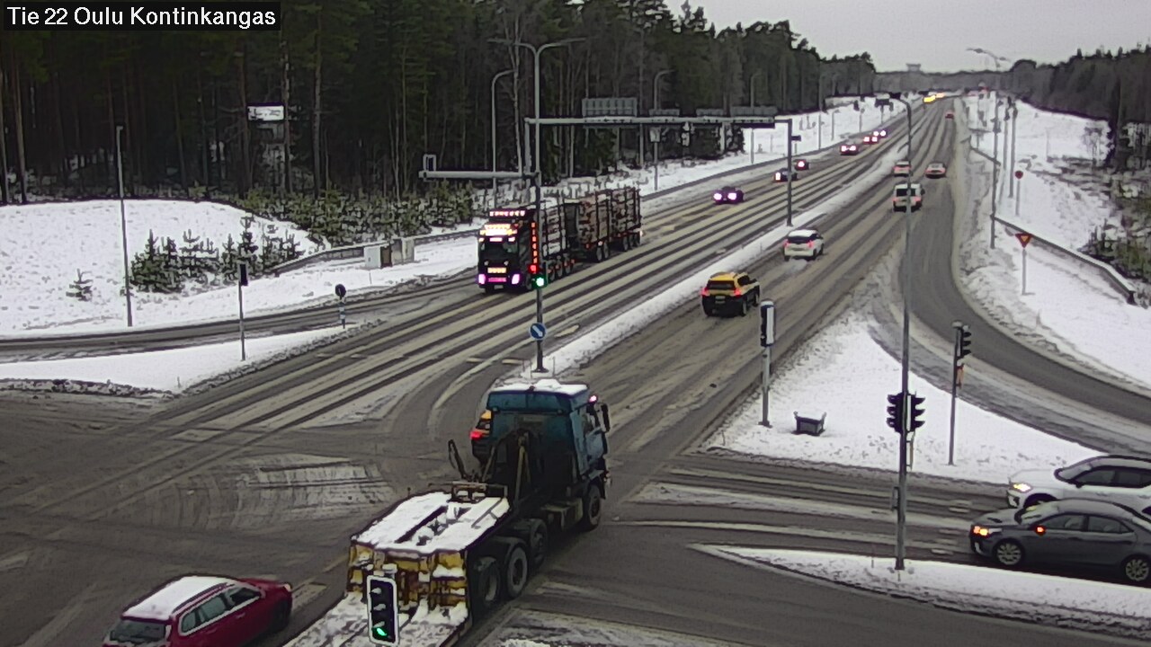 Weather Camera Image Väg 22 Oulu Kaukovainio, Oulu, Pohjois-Pohjanmaa