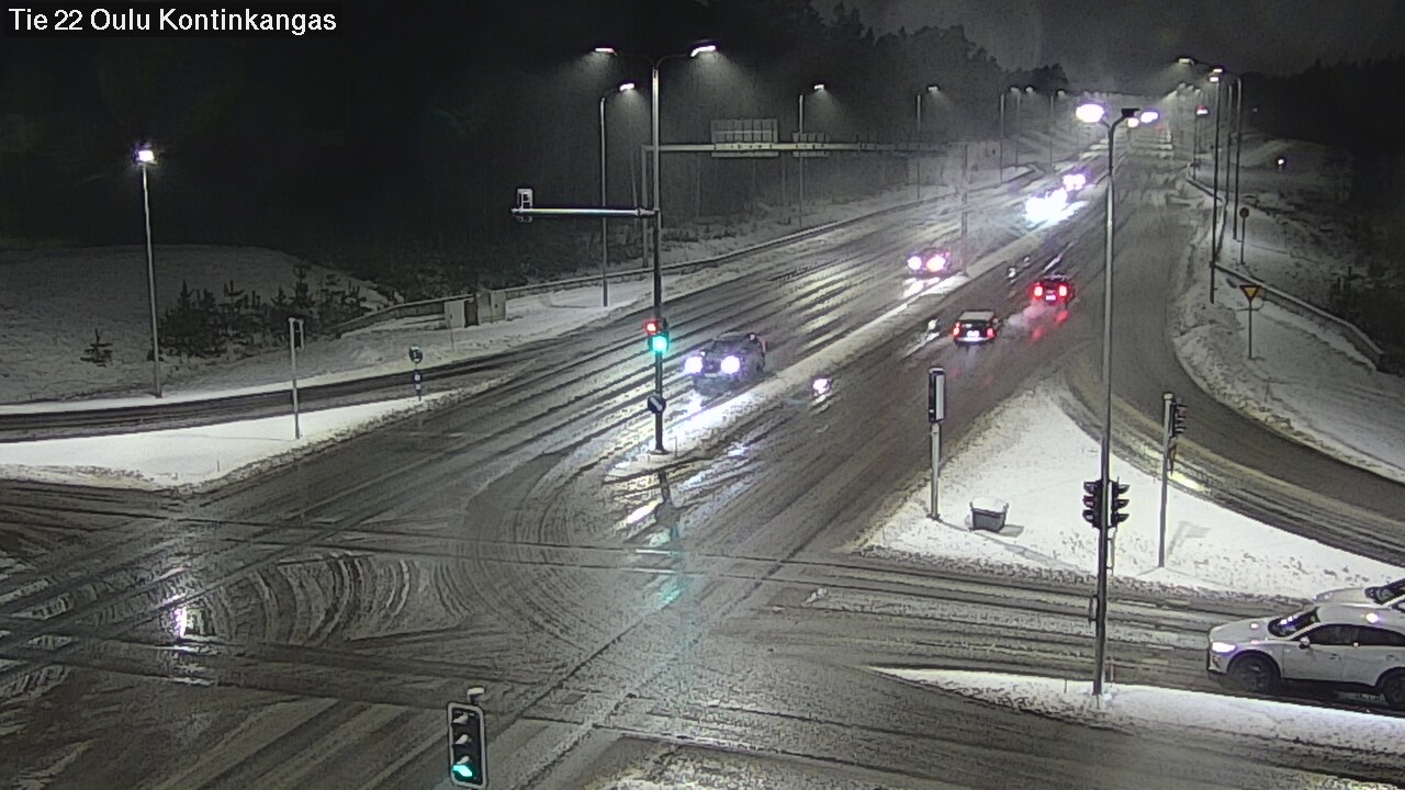 Weather Camera Image Väg 22 Oulu Kaukovainio, Oulu, Pohjois-Pohjanmaa