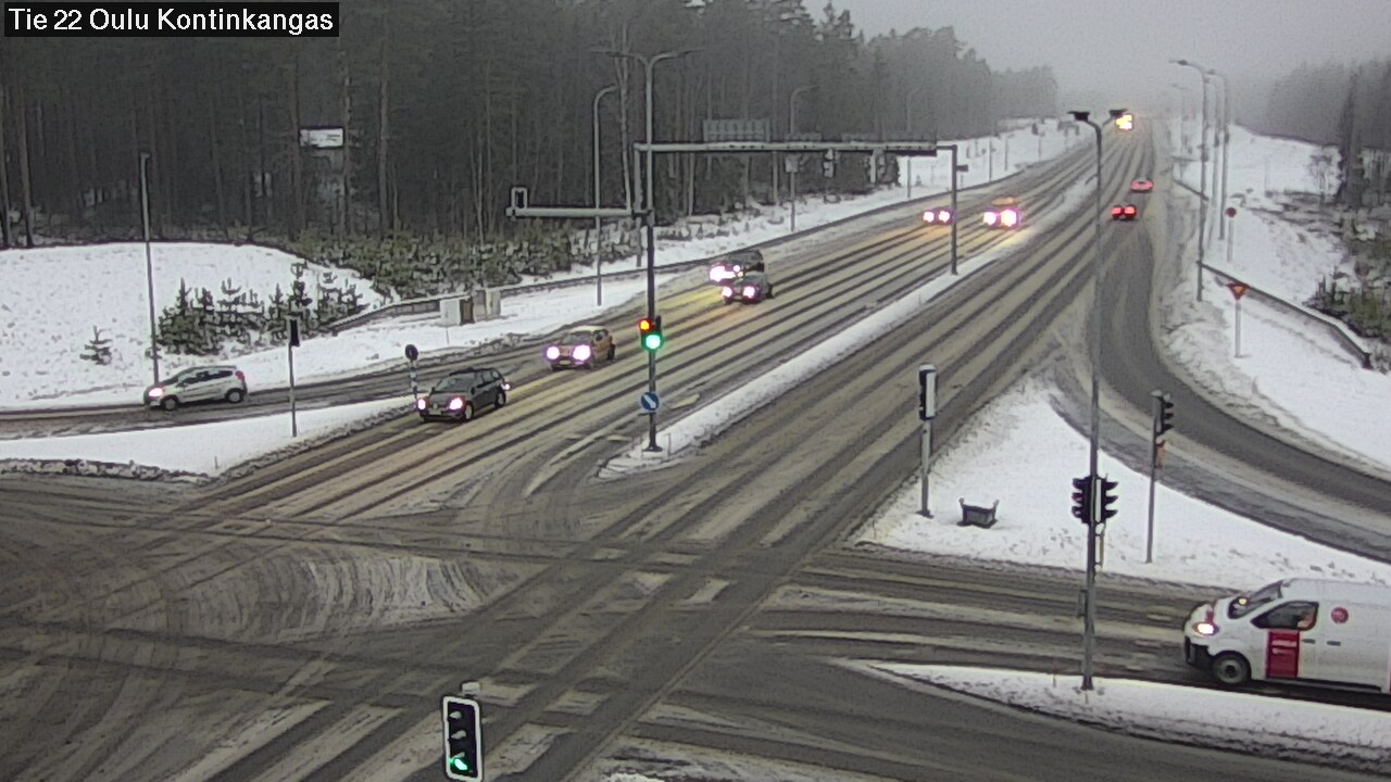 Weather Camera Image Väg 22 Oulu Kaukovainio, Oulu, Pohjois-Pohjanmaa