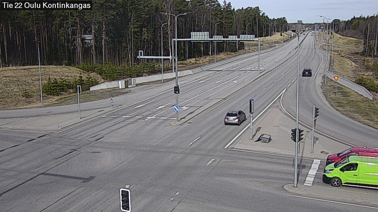 Weather Camera Image Road 22 Oulu Kaukovainio, Oulu, Pohjois-Pohjanmaa