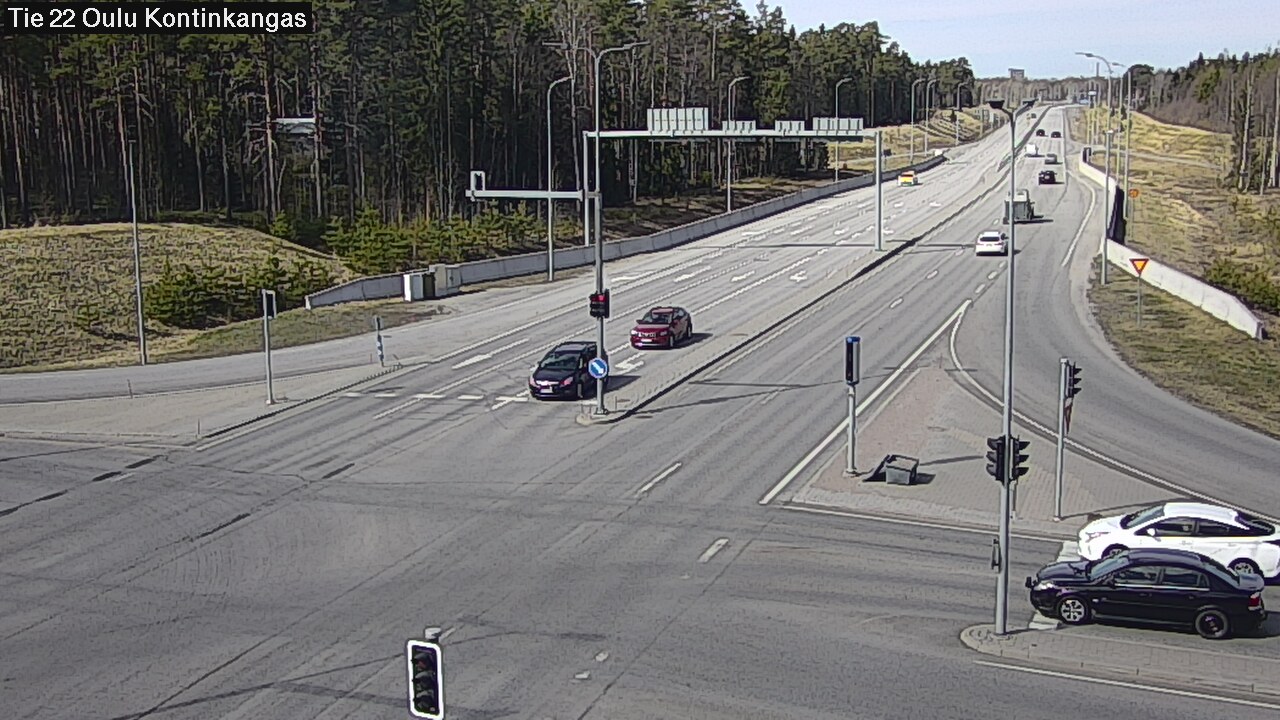 Weather Camera Image Road 22 Oulu Kaukovainio, Oulu, Pohjois-Pohjanmaa