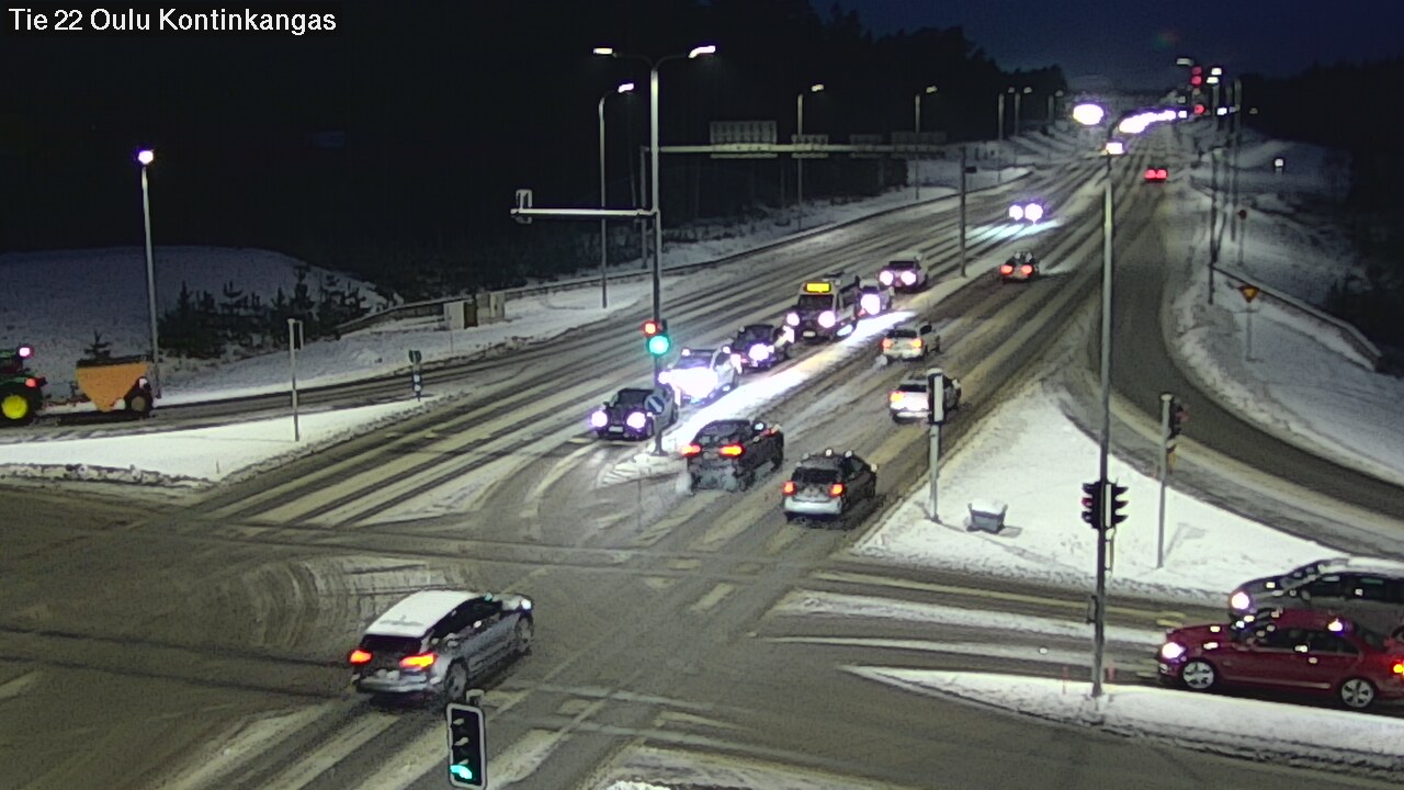 Weather Camera Image Road 22 Oulu Kaukovainio, Oulu, Pohjois-Pohjanmaa