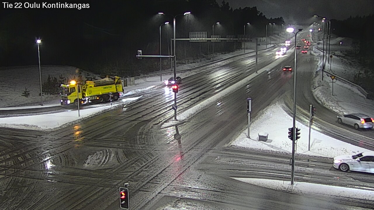 Weather Camera Image Väg 22 Oulu Kaukovainio, Oulu, Pohjois-Pohjanmaa