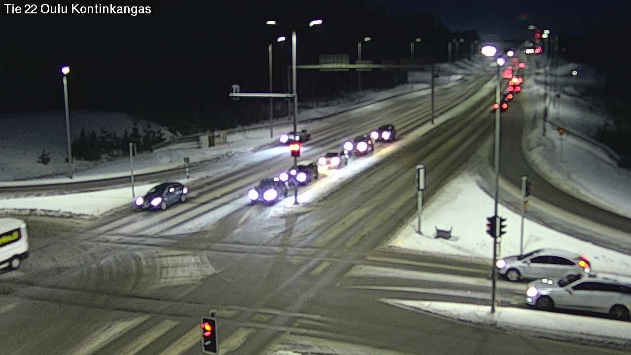 Weather Camera Image Road 22 Oulu Kaukovainio, Oulu, Pohjois-Pohjanmaa
