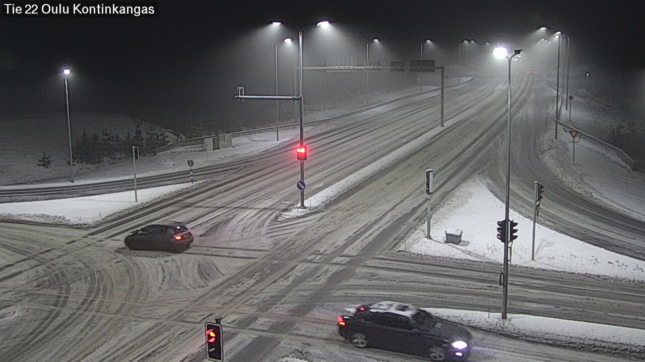 Weather Camera Image Väg 22 Oulu Kaukovainio, Oulu, Pohjois-Pohjanmaa