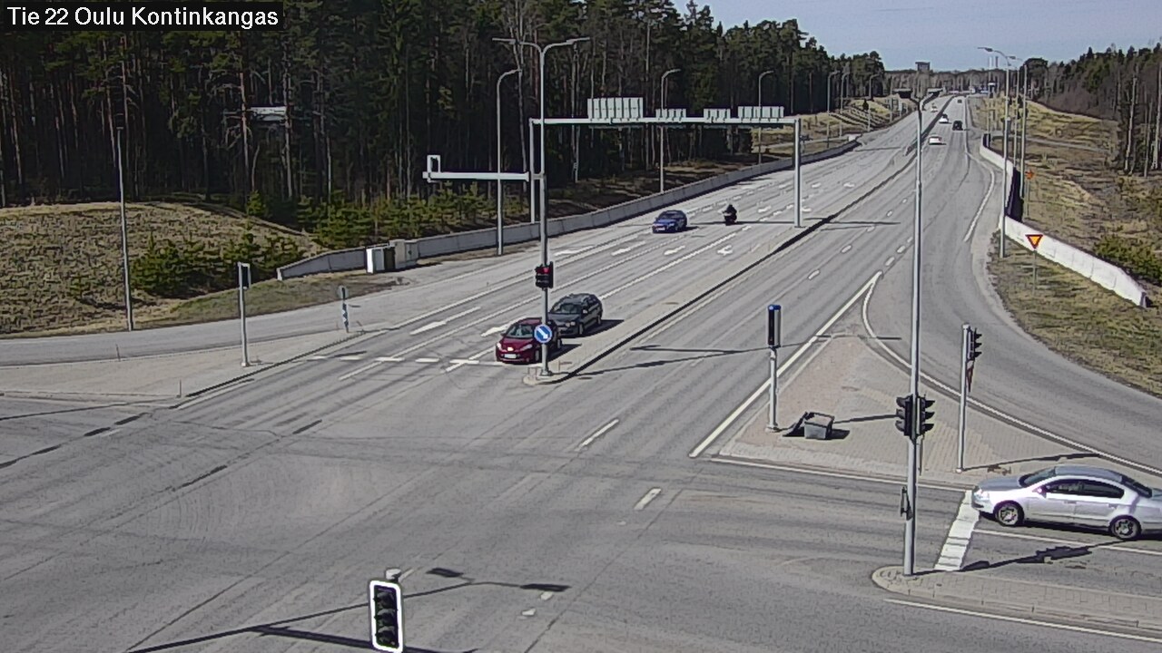Weather Camera Image Road 22 Oulu Kaukovainio, Oulu, Pohjois-Pohjanmaa
