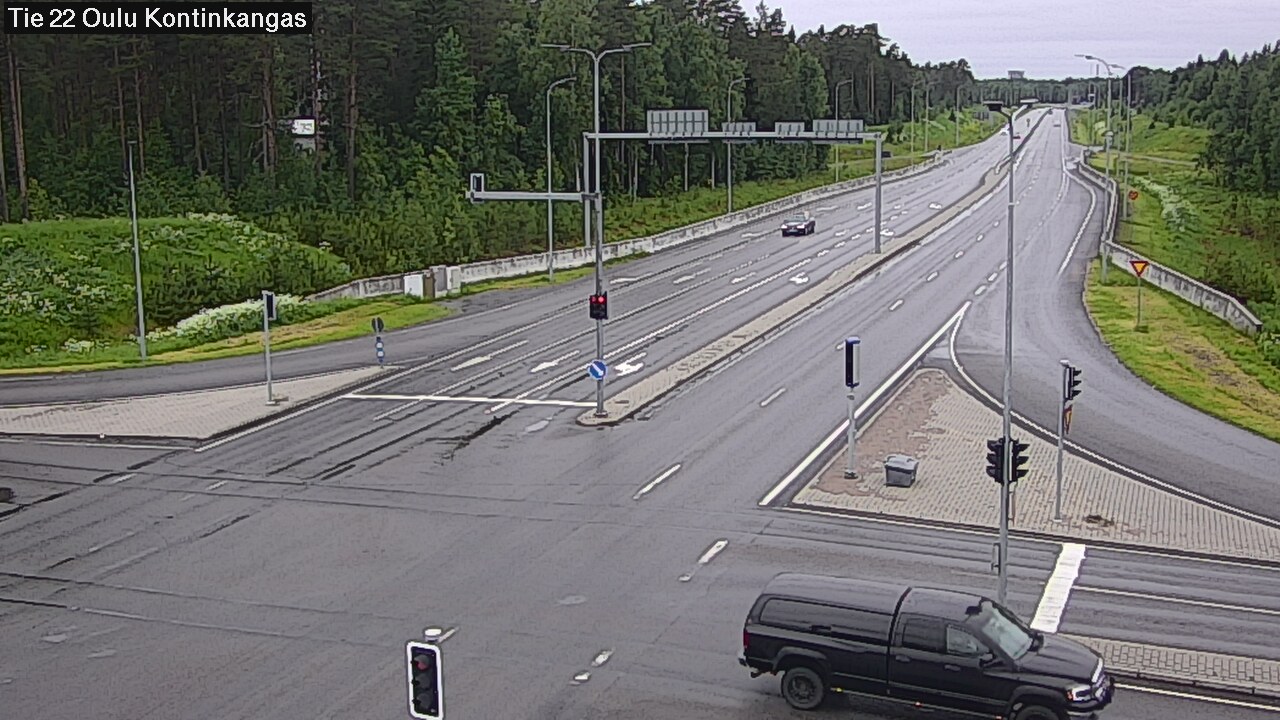 Weather Camera Image Väg 22 Oulu Kaukovainio, Oulu, Pohjois-Pohjanmaa