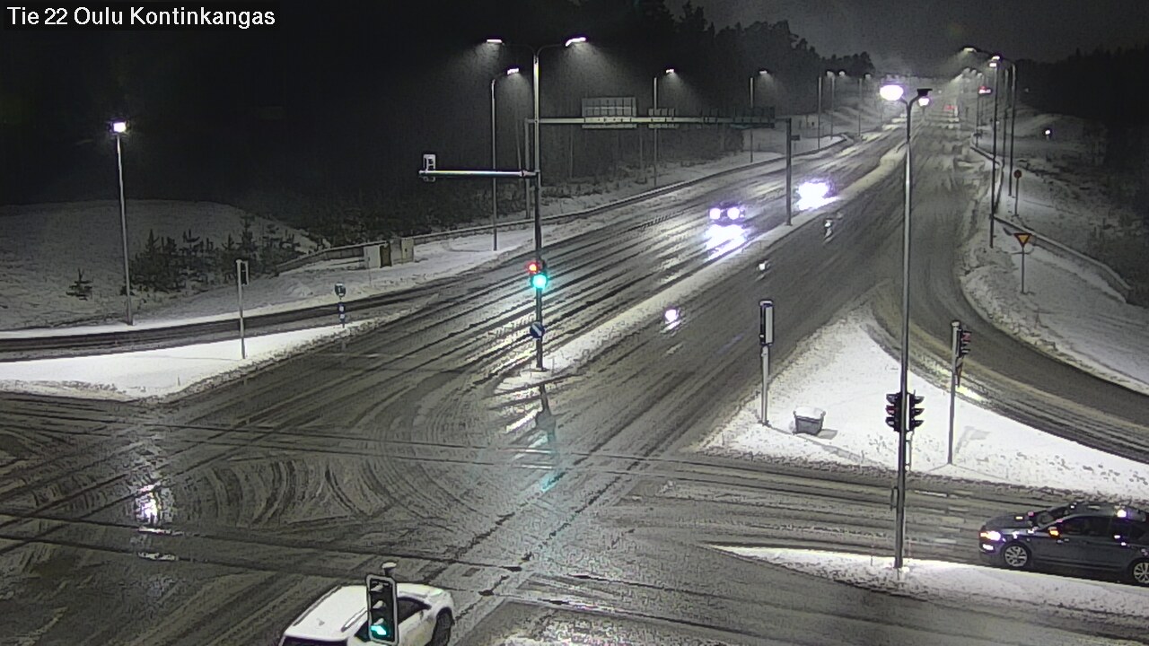 Weather Camera Image Väg 22 Oulu Kaukovainio, Oulu, Pohjois-Pohjanmaa