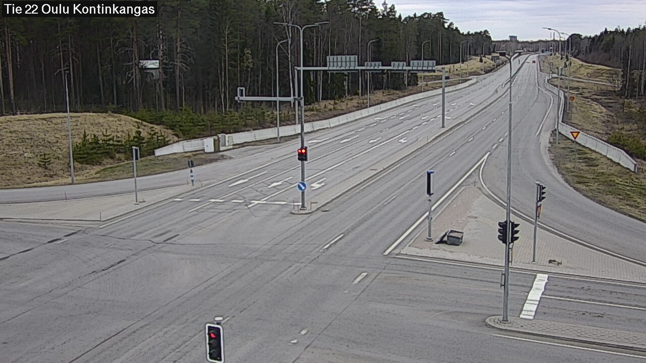 Weather Camera Image Road 22 Oulu Kaukovainio, Oulu, Pohjois-Pohjanmaa