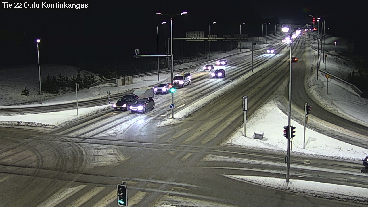 Weather Camera Image Road 22 Oulu Kaukovainio, Oulu, Pohjois-Pohjanmaa