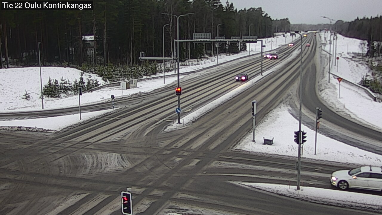 Weather Camera Image Väg 22 Oulu Kaukovainio, Oulu, Pohjois-Pohjanmaa