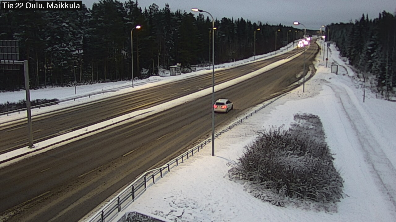 Weather Camera Image Road 22 Oulu Maikkula, Oulu, Pohjois-Pohjanmaa