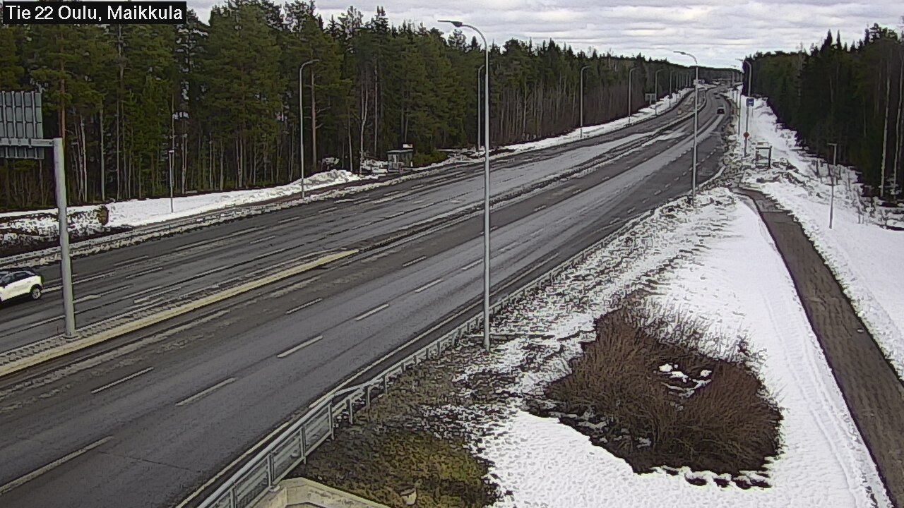 Weather Camera Image Road 22 Oulu Maikkula, Oulu, Pohjois-Pohjanmaa