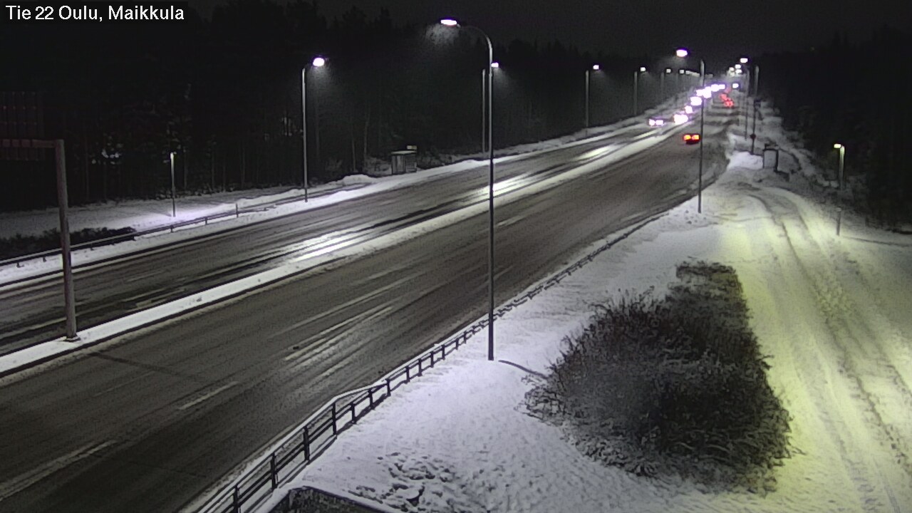 Weather Camera Image Road 22 Oulu Maikkula, Oulu, Pohjois-Pohjanmaa