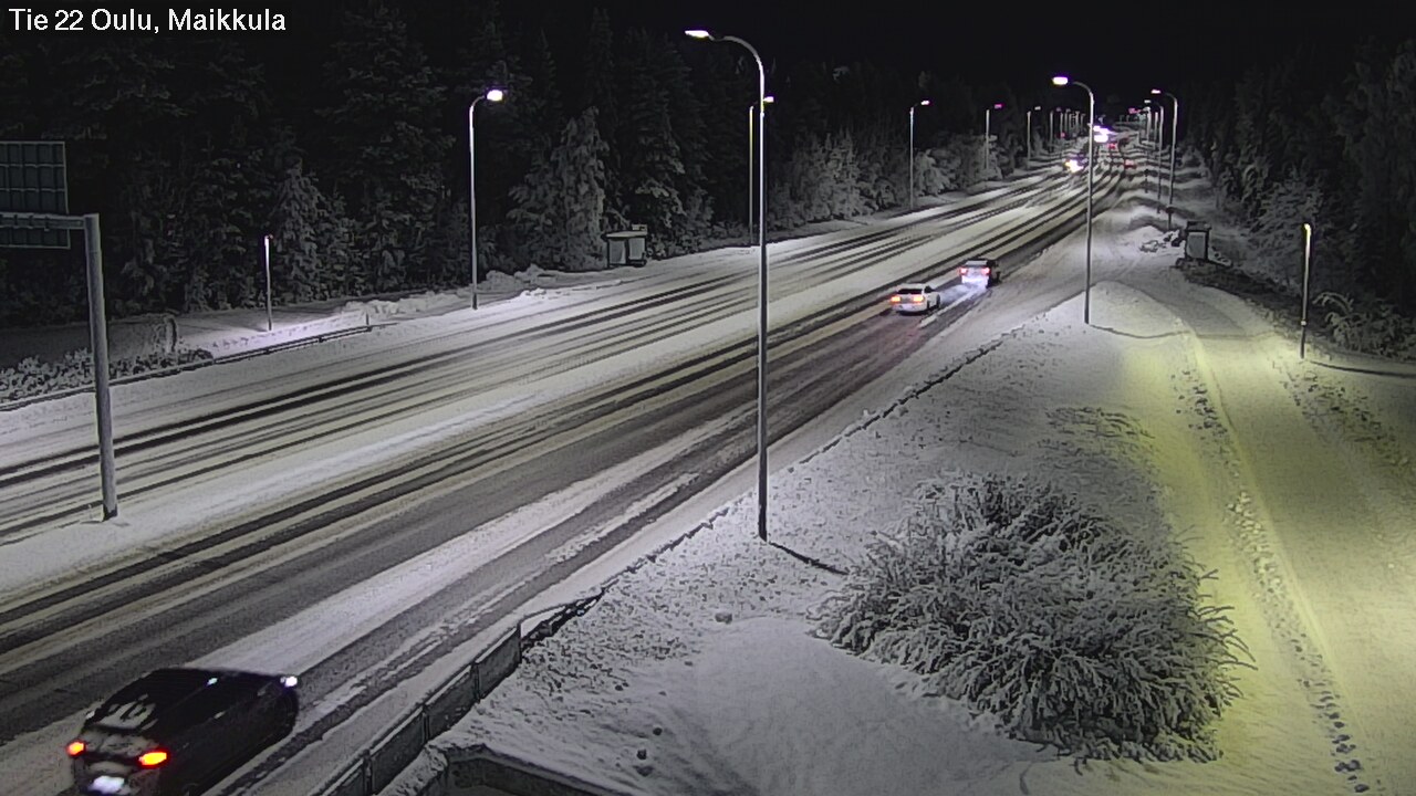 Weather Camera Image Road 22 Oulu Maikkula, Oulu, Pohjois-Pohjanmaa