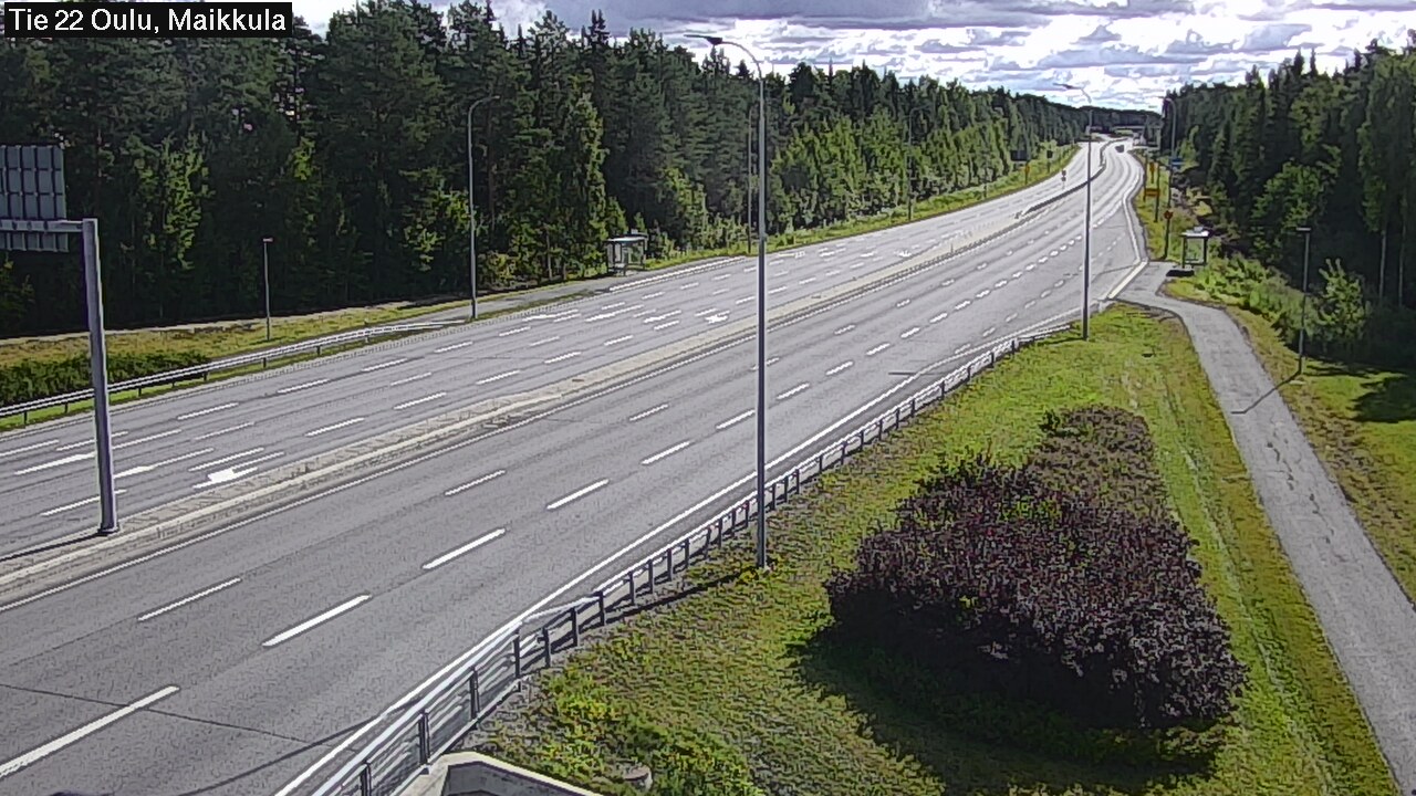 Weather Camera Image Road 22 Oulu Maikkula, Oulu, Pohjois-Pohjanmaa