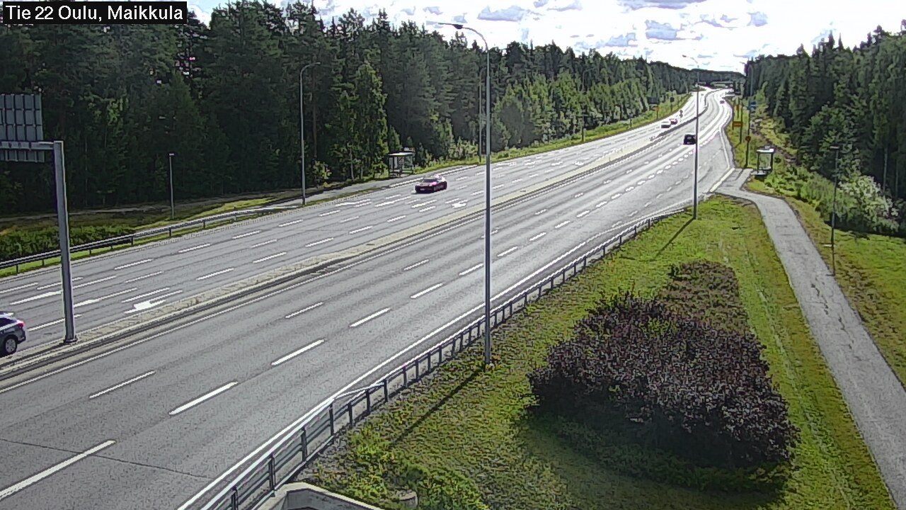Weather Camera Image Road 22 Oulu Maikkula, Oulu, Pohjois-Pohjanmaa