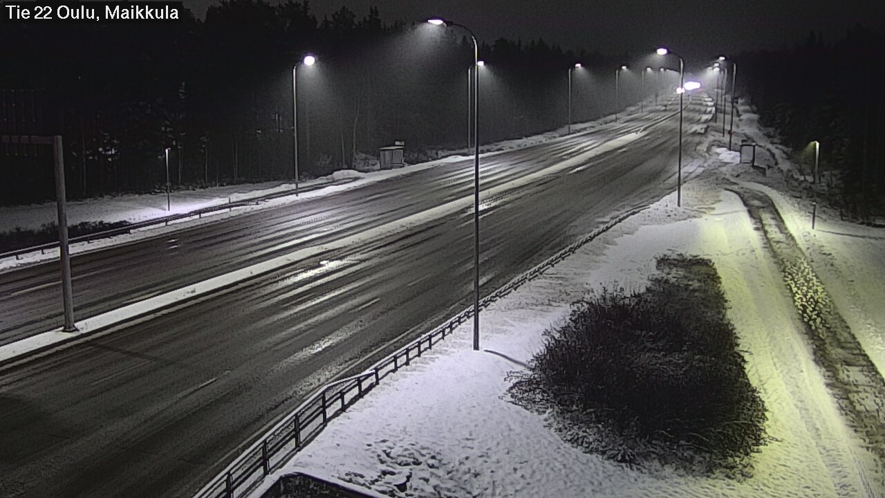 Weather Camera Image Road 22 Oulu Maikkula, Oulu, Pohjois-Pohjanmaa