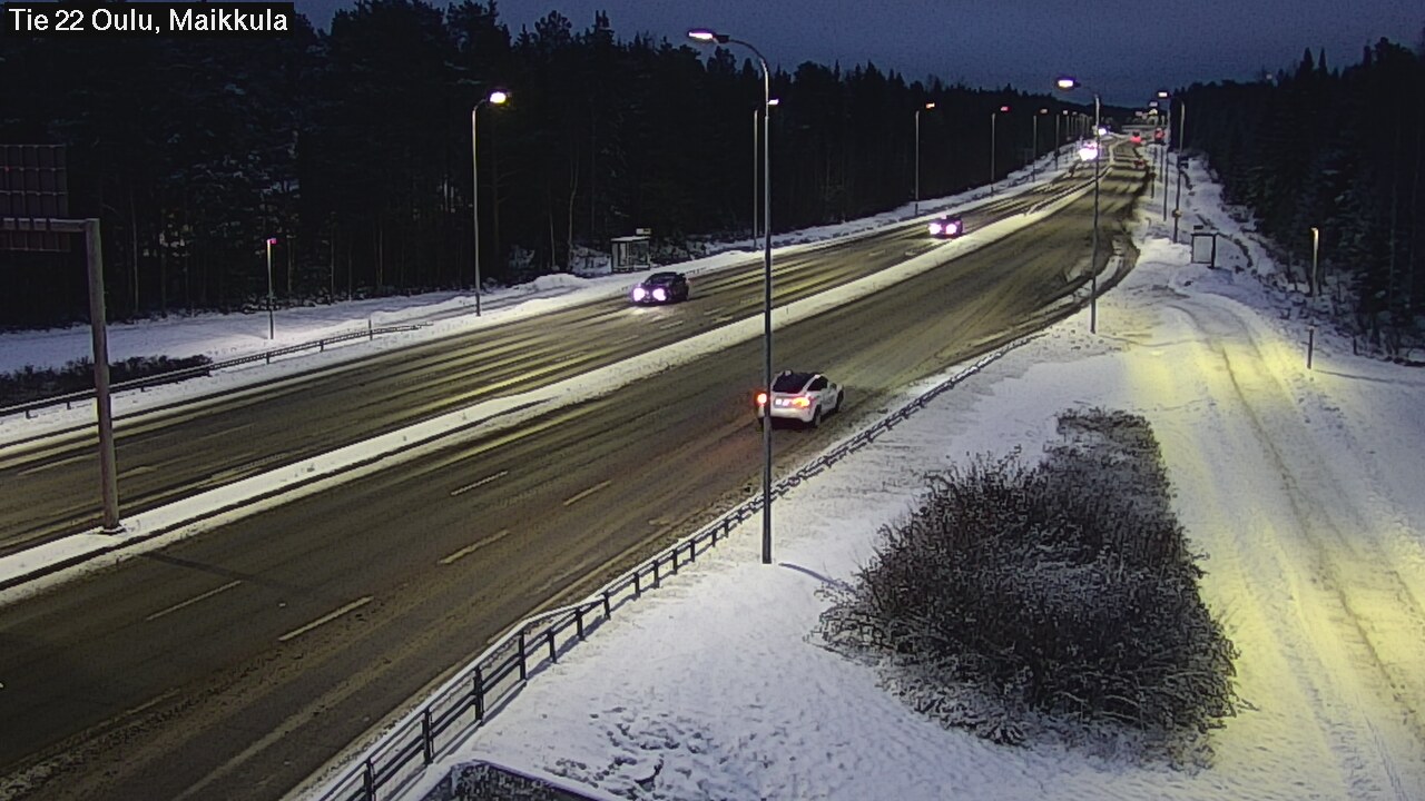 Weather Camera Image Road 22 Oulu Maikkula, Oulu, Pohjois-Pohjanmaa