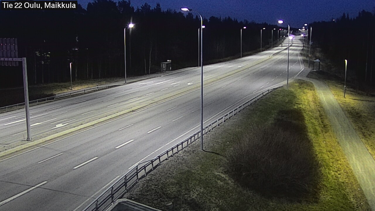 Kelikamerat Kuva Tie 22 Oulu Maikkula, Oulu, Pohjois-Pohjanmaa