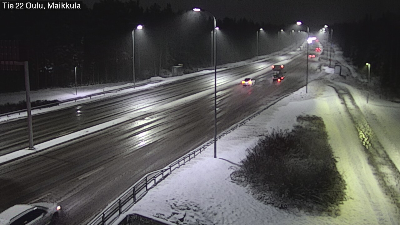 Weather Camera Image Road 22 Oulu Maikkula, Oulu, Pohjois-Pohjanmaa