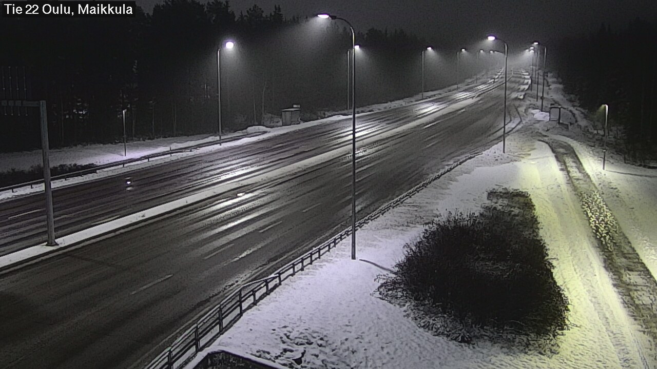 Weather Camera Image Road 22 Oulu Maikkula, Oulu, Pohjois-Pohjanmaa