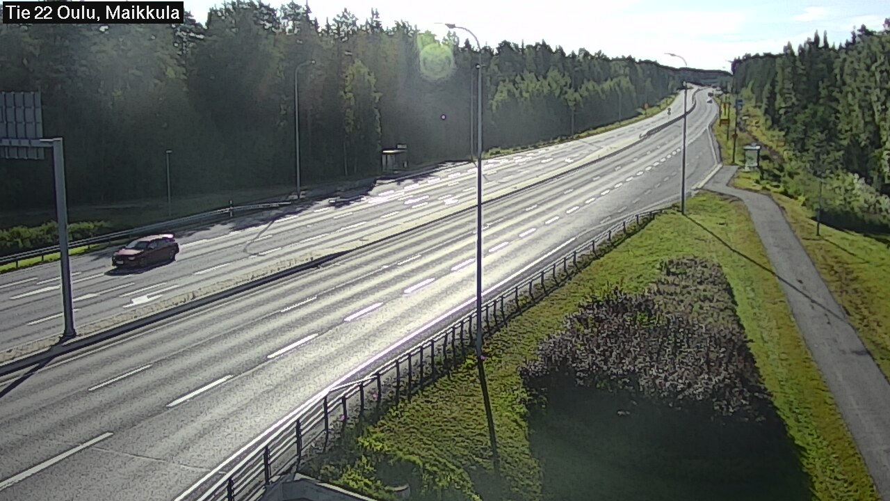 Weather Camera Image Road 22 Oulu Maikkula, Oulu, Pohjois-Pohjanmaa