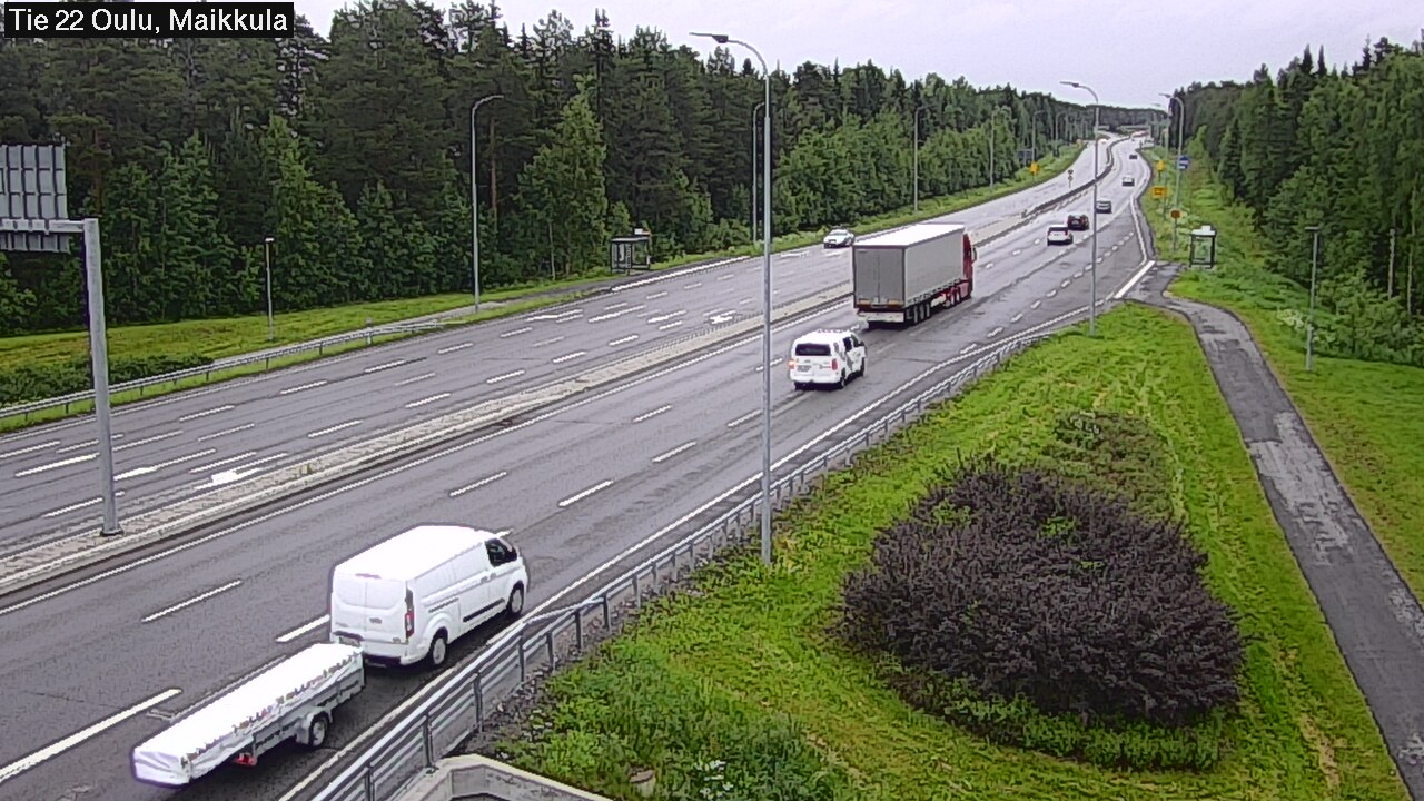 Weather Camera Image Road 22 Oulu Maikkula, Oulu, Pohjois-Pohjanmaa