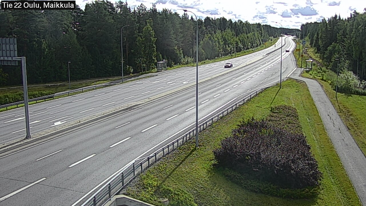 Weather Camera Image Road 22 Oulu Maikkula, Oulu, Pohjois-Pohjanmaa