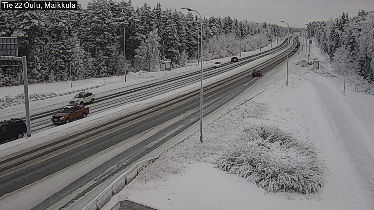 Weather Camera Image Road 22 Oulu Maikkula, Oulu, Pohjois-Pohjanmaa