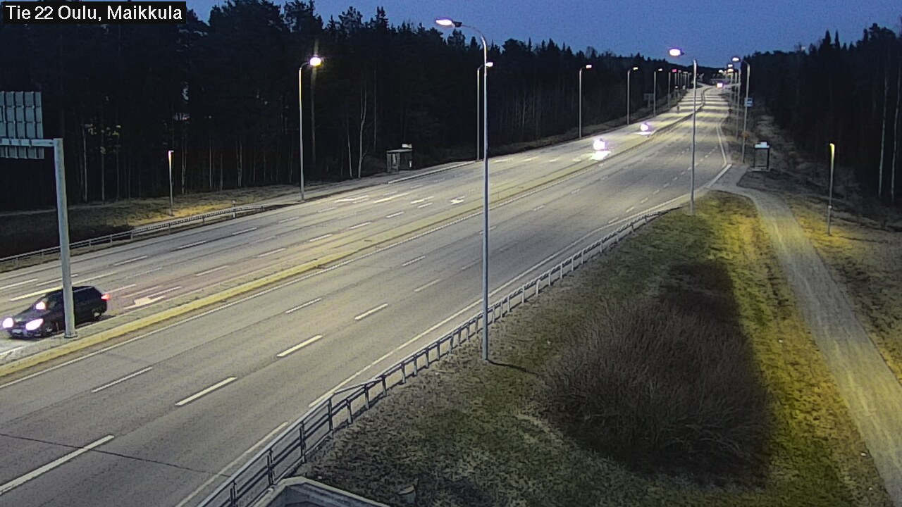 Weather Camera Image Road 22 Oulu Maikkula, Oulu, Pohjois-Pohjanmaa