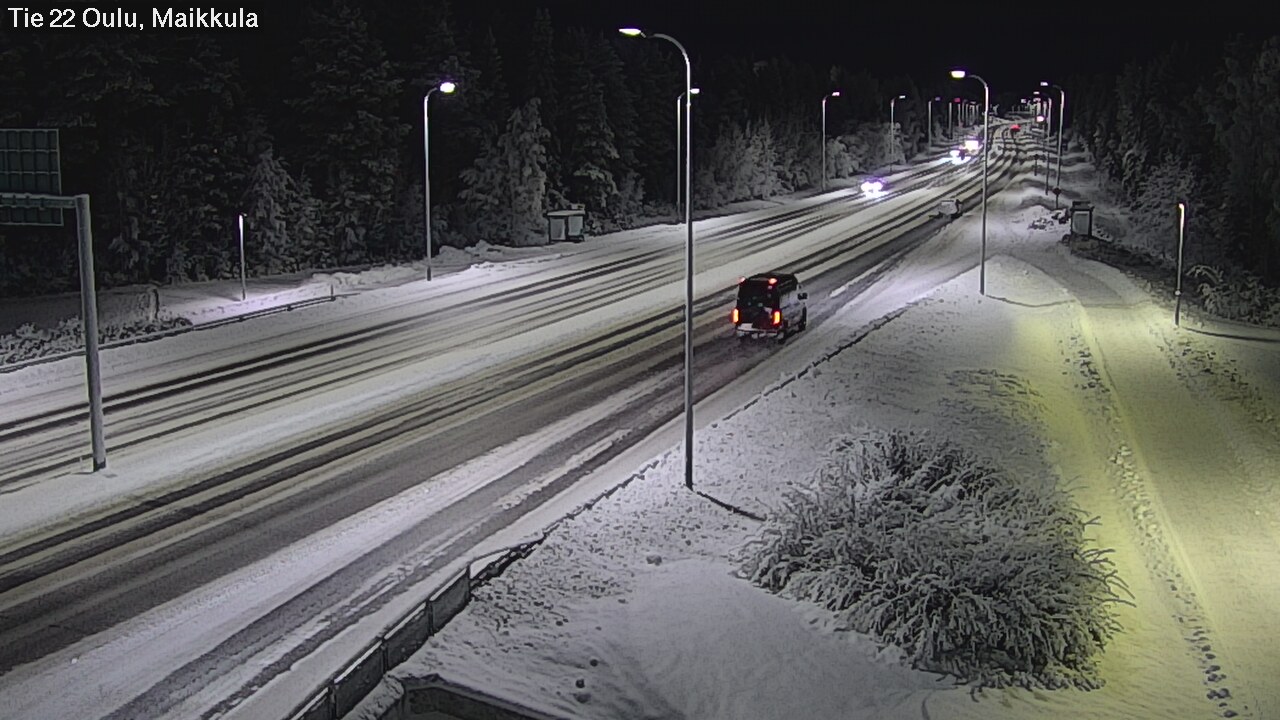 Weather Camera Image Road 22 Oulu Maikkula, Oulu, Pohjois-Pohjanmaa