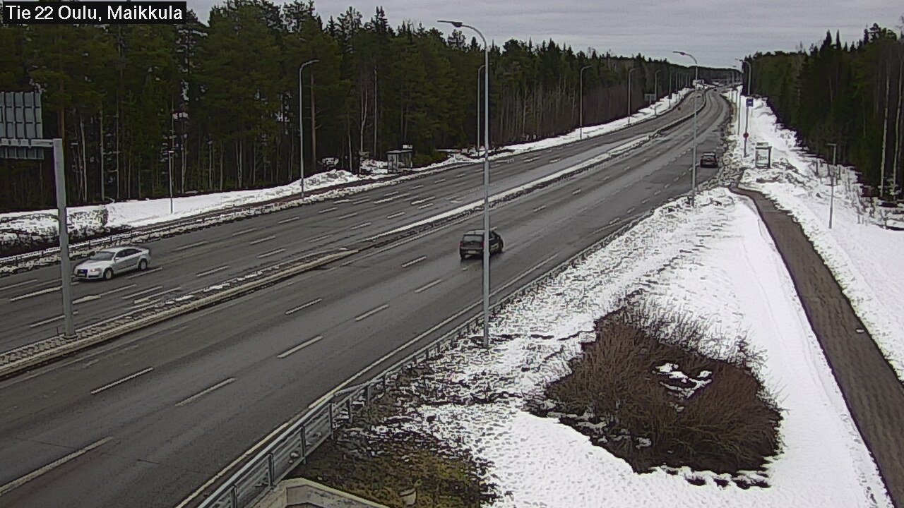 Weather Camera Image Road 22 Oulu Maikkula, Oulu, Pohjois-Pohjanmaa