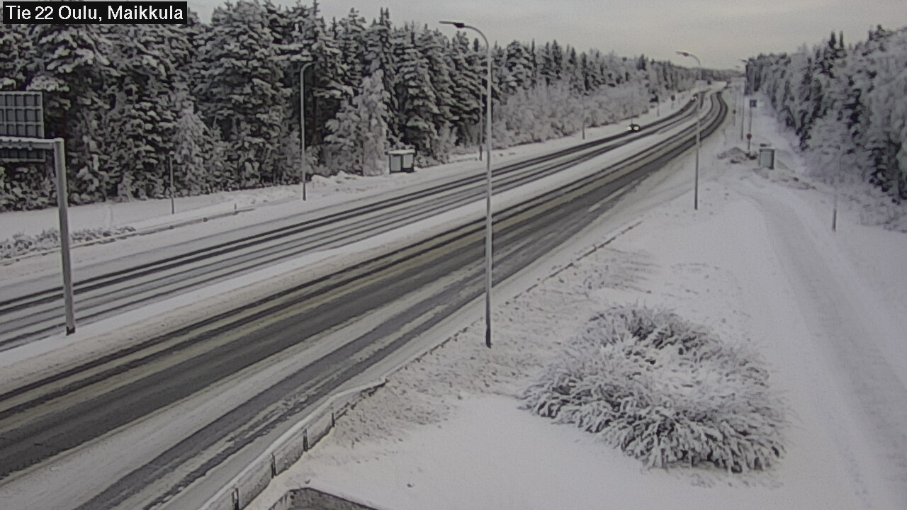 Weather Camera Image Road 22 Oulu Maikkula, Oulu, Pohjois-Pohjanmaa