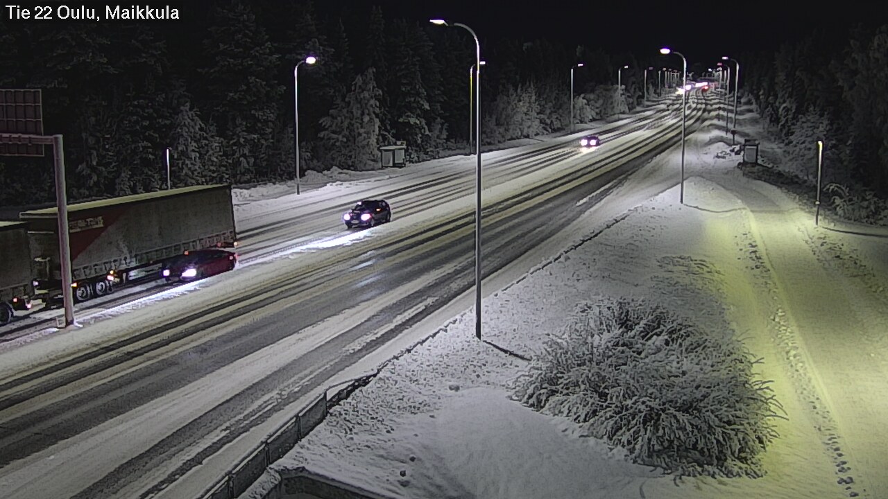 Weather Camera Image Road 22 Oulu Maikkula, Oulu, Pohjois-Pohjanmaa