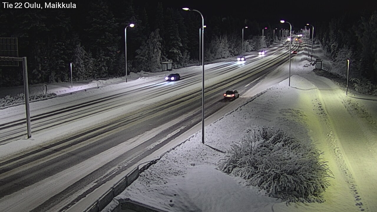 Weather Camera Image Road 22 Oulu Maikkula, Oulu, Pohjois-Pohjanmaa