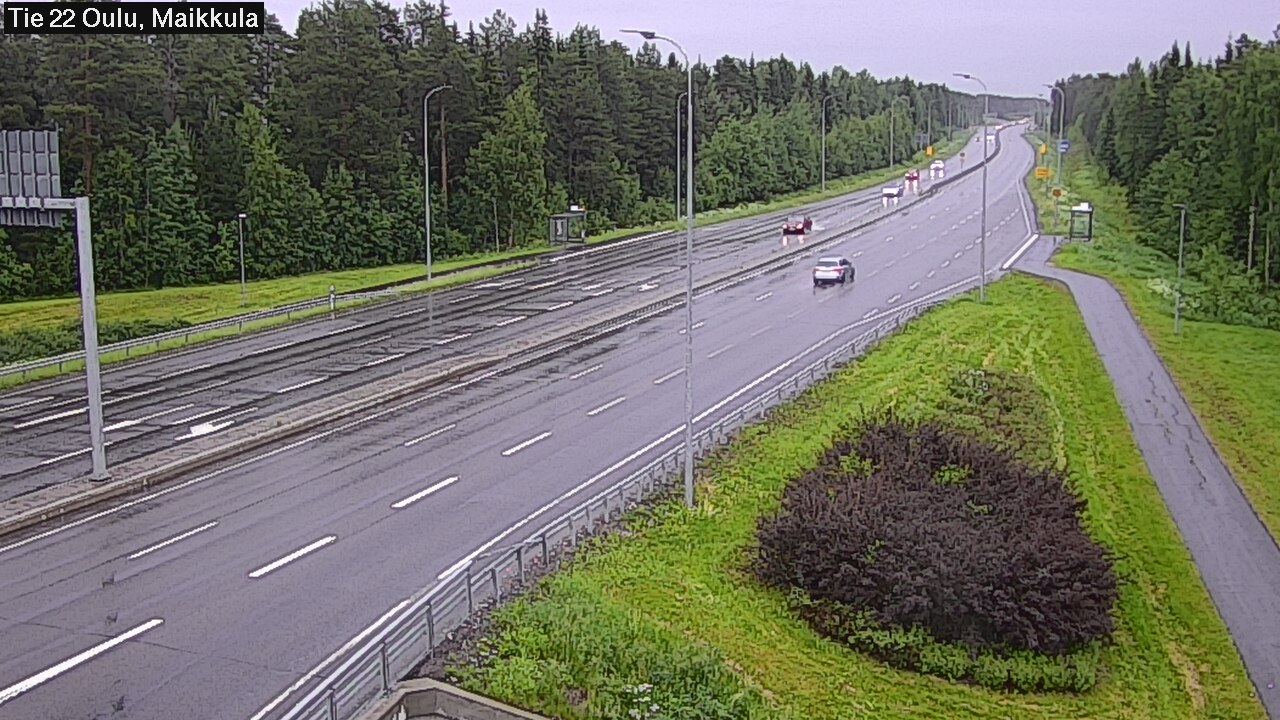 Weather Camera Image Road 22 Oulu Maikkula, Oulu, Pohjois-Pohjanmaa