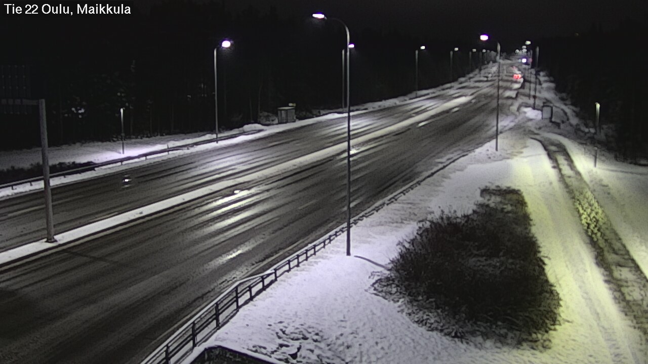 Weather Camera Image Road 22 Oulu Maikkula, Oulu, Pohjois-Pohjanmaa