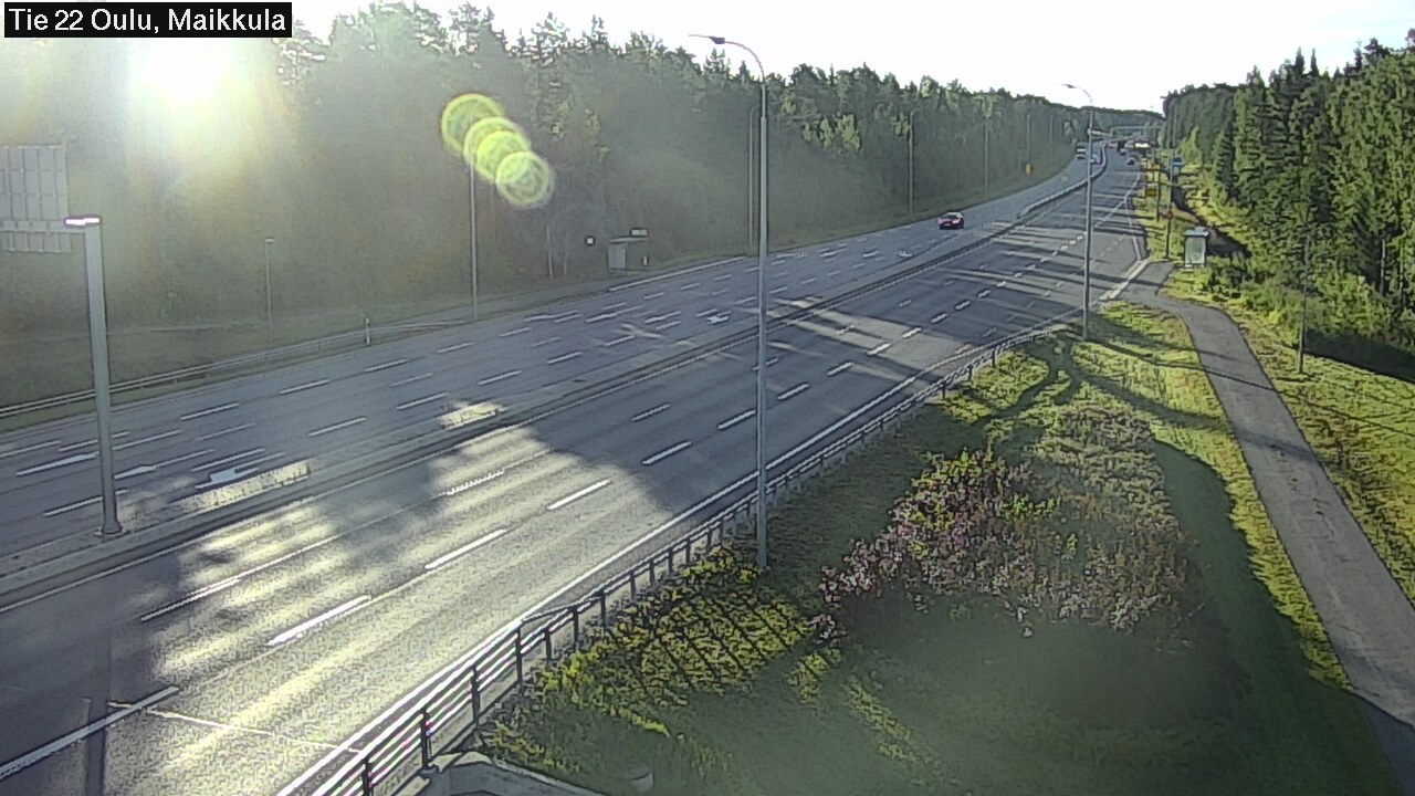 Weather Camera Image Road 22 Oulu Maikkula, Oulu, Pohjois-Pohjanmaa
