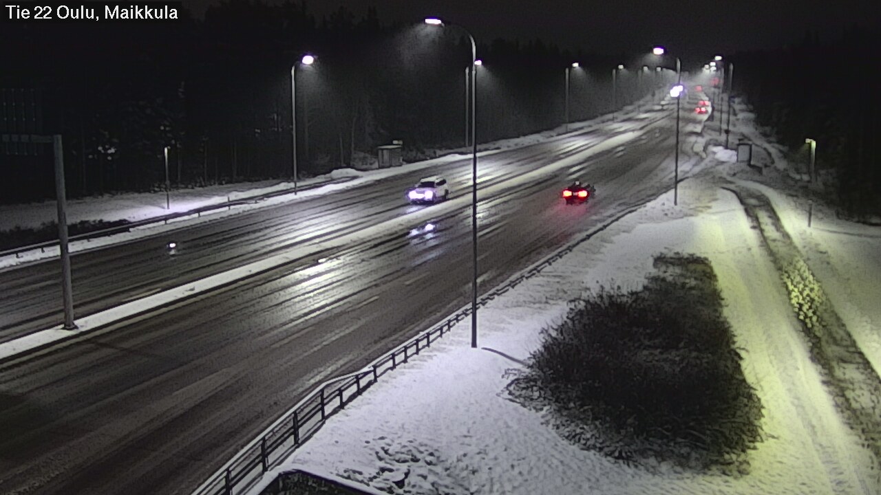 Weather Camera Image Road 22 Oulu Maikkula, Oulu, Pohjois-Pohjanmaa