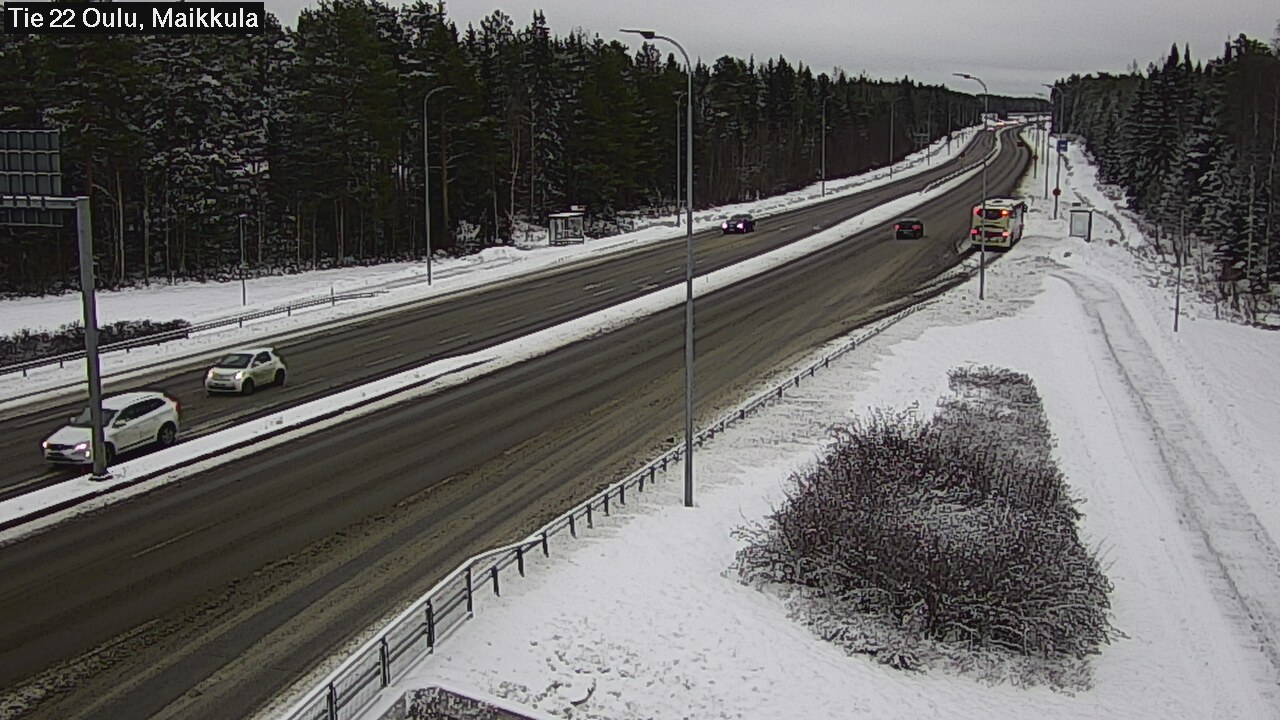 Weather Camera Image Road 22 Oulu Maikkula, Oulu, Pohjois-Pohjanmaa