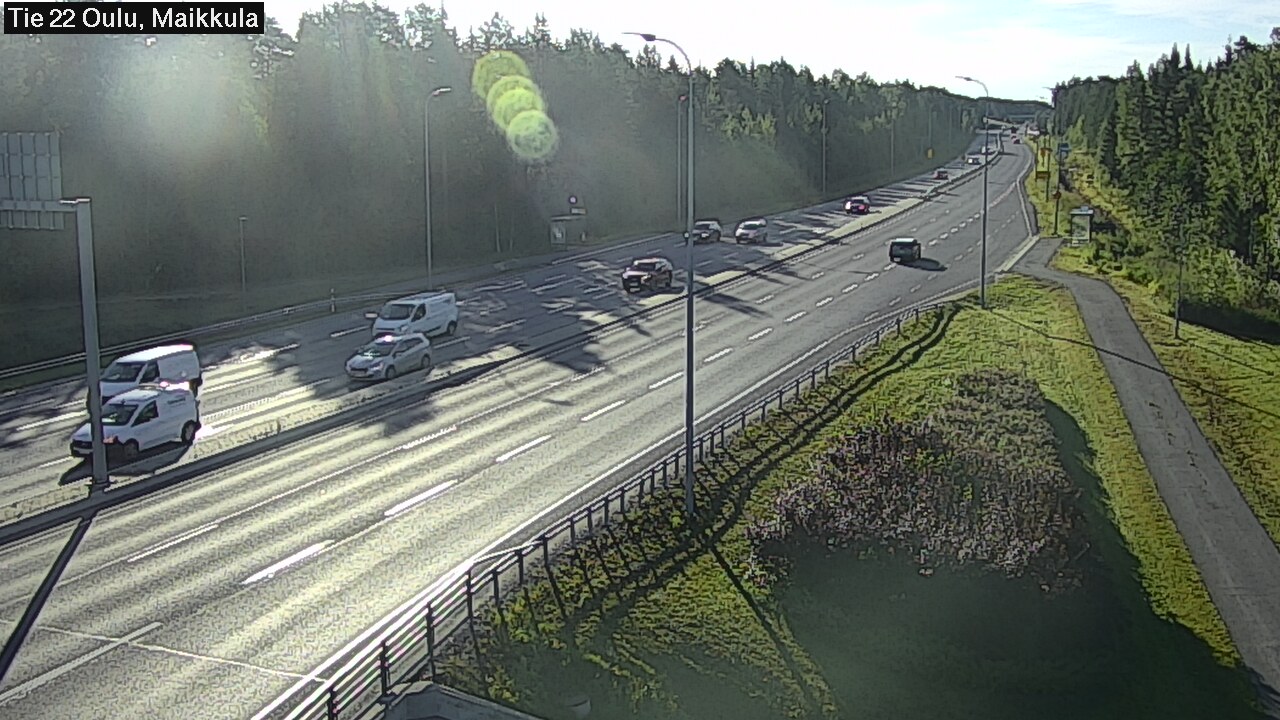 Weather Camera Image Road 22 Oulu Maikkula, Oulu, Pohjois-Pohjanmaa