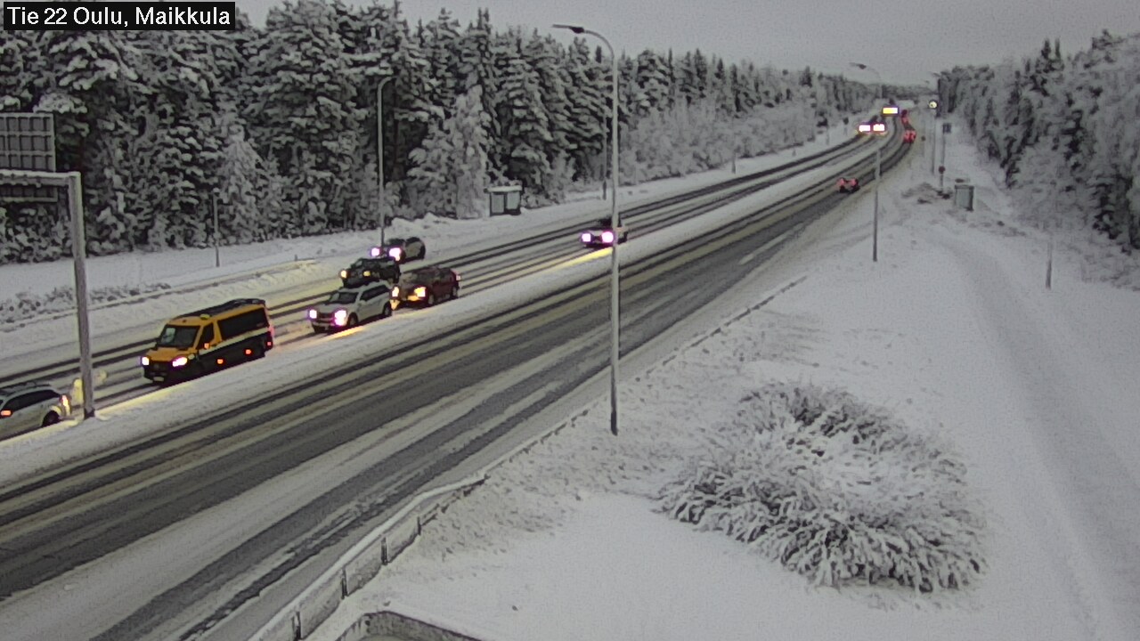 Weather Camera Image Road 22 Oulu Maikkula, Oulu, Pohjois-Pohjanmaa