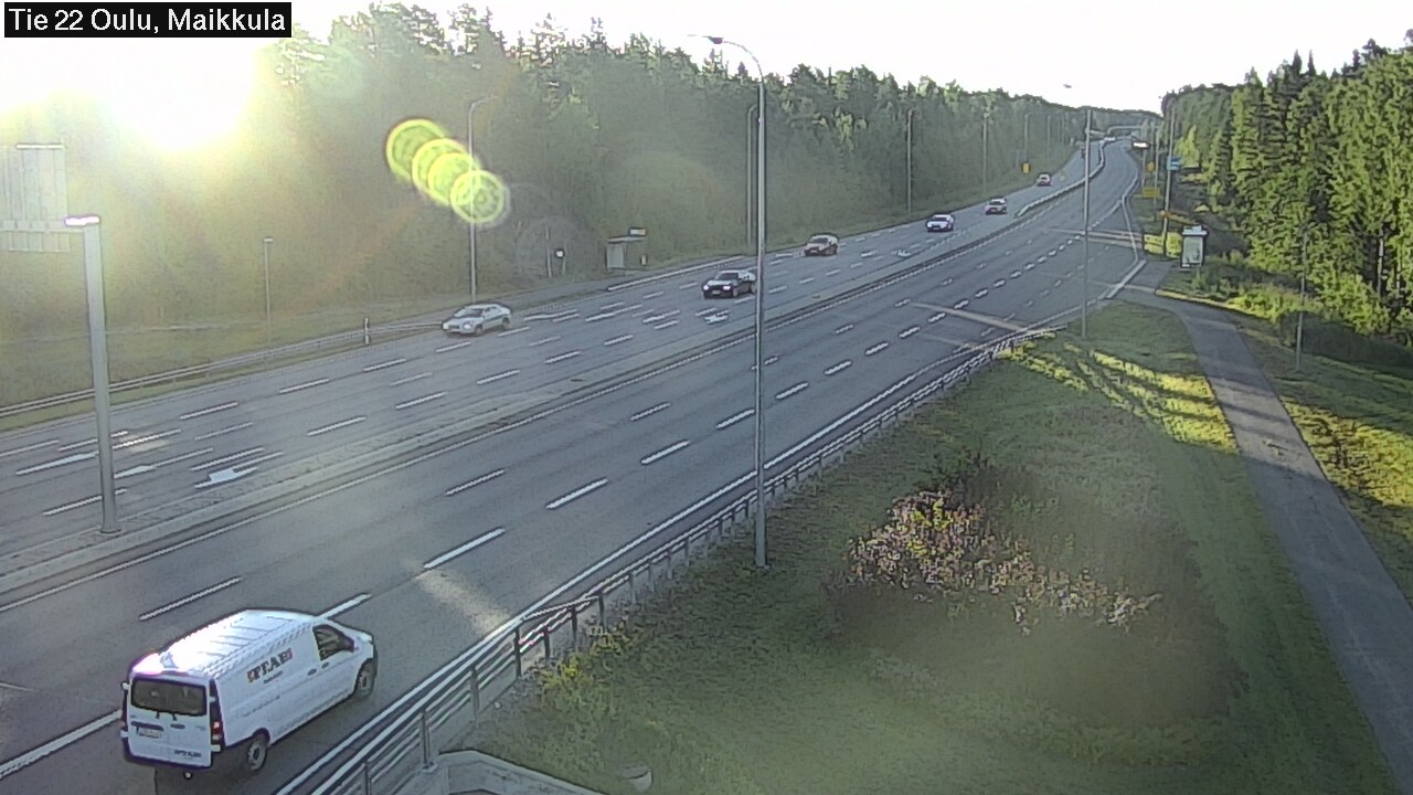 Weather Camera Image Road 22 Oulu Maikkula, Oulu, Pohjois-Pohjanmaa