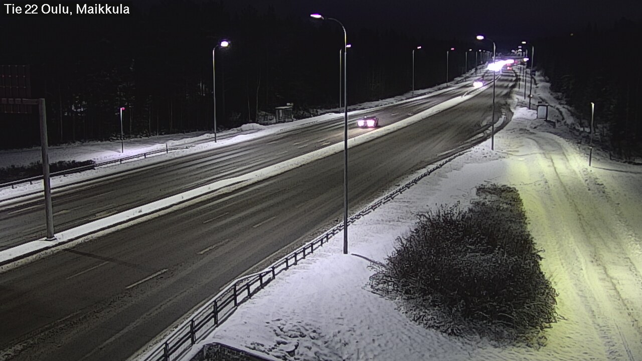 Weather Camera Image Road 22 Oulu Maikkula, Oulu, Pohjois-Pohjanmaa